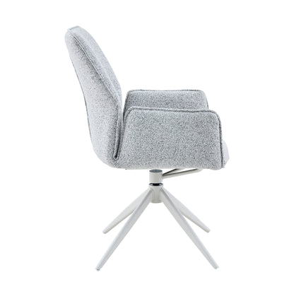 Eetkamerstoel Hera Stof Beige Met Armleuning Starfurn