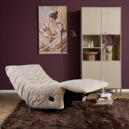 Relaxfauteuil Zen Stof Beige Starfurn