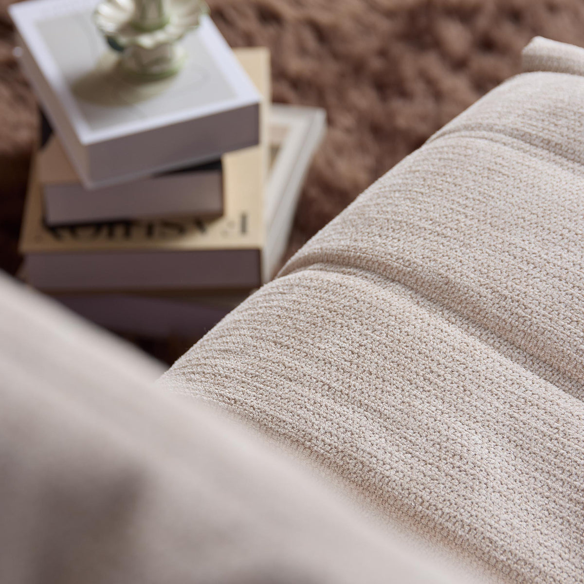 Relaxfauteuil Zen Stof Beige Starfurn