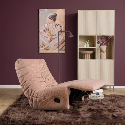 Relaxfauteuil Zen Stof Roze Starfurn