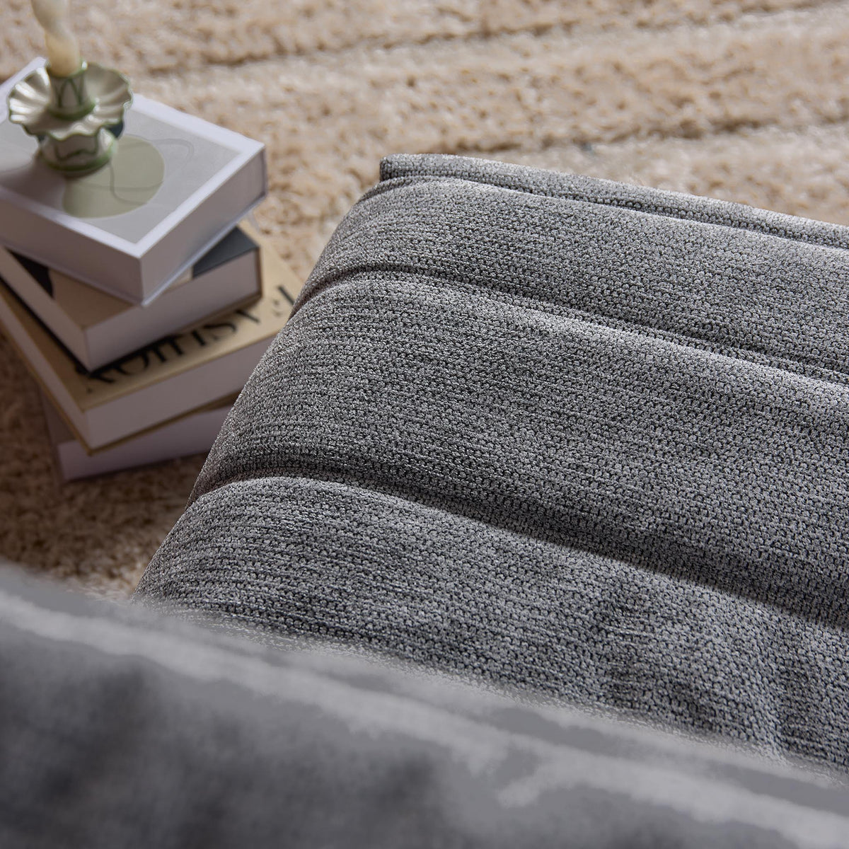 Relaxfauteuil Zen Stof Grijs Starfurn