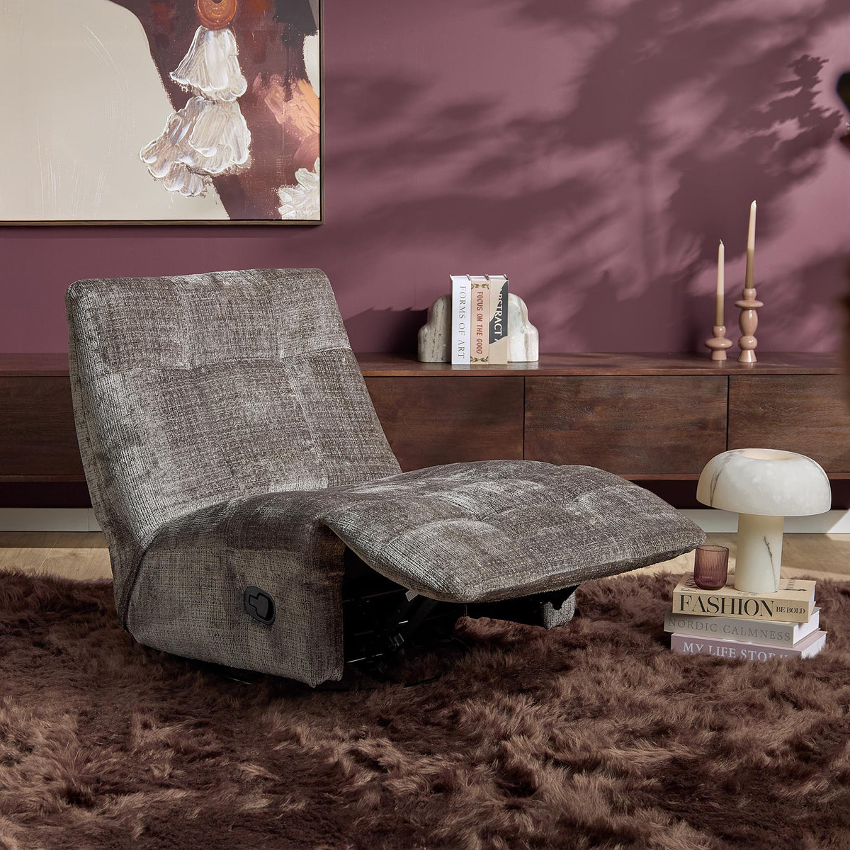 Relaxfauteuil Chill Stof Grijs Starfurn