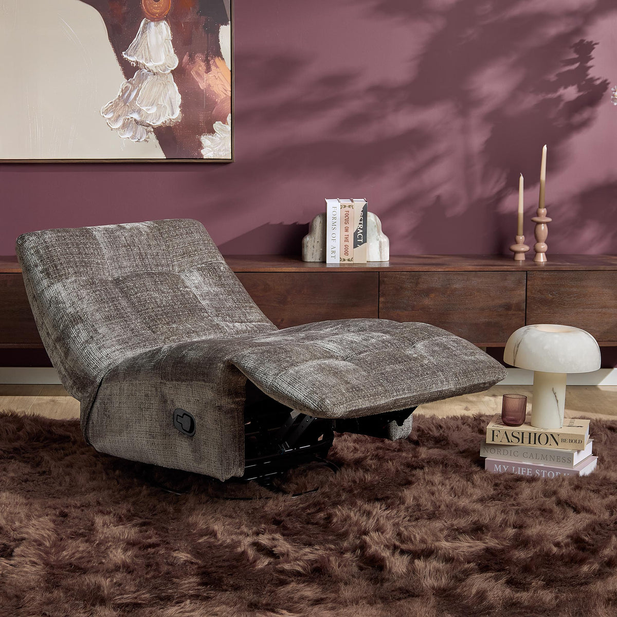 Relaxfauteuil Chill Stof Grijs Starfurn
