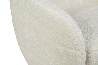 Fauteuil Yara Draaibaar Stof Off White Starfurn