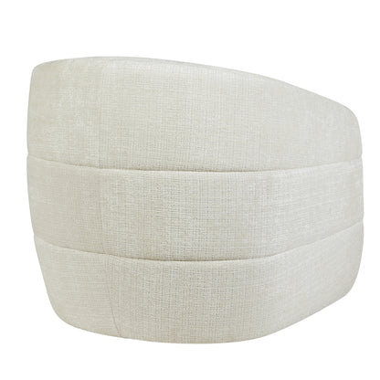 Fauteuil Yara Draaibaar Stof Off White Starfurn