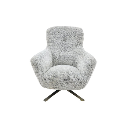 Fauteuil Nena Draaibaar Stof Bruin Starfurn