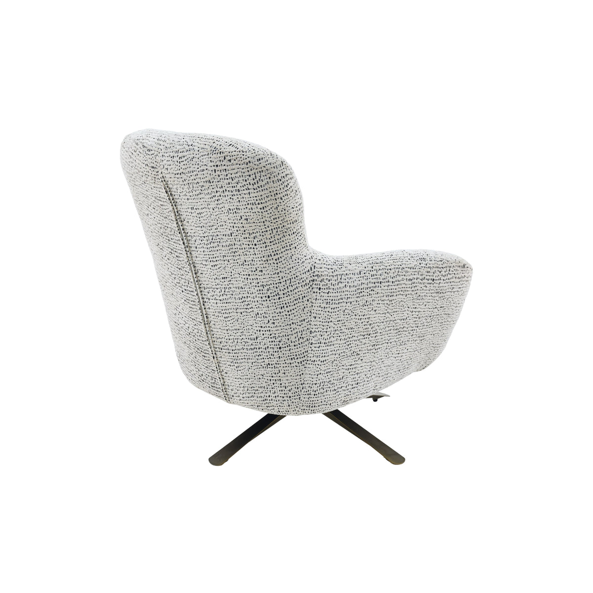 Fauteuil Nena Draaibaar Stof Bruin Starfurn