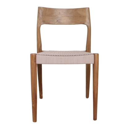 Freya donker teakhouten tuinstoel Naturel Raw Materials