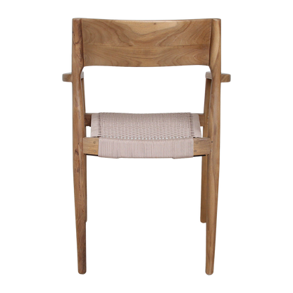 Freya Tuinstoel Met Armleuning Naturel Raw Materials