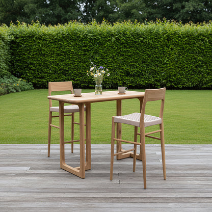 Barstoel Freya Teakhout Outdoor Raw Materials