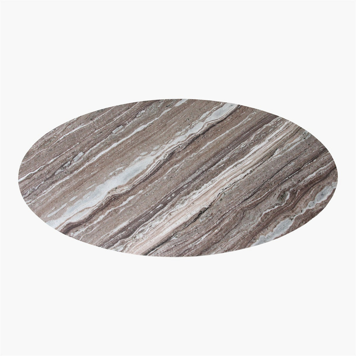 Salontafel Marmer Fantasy Ovaal Bruin Raw Materials
