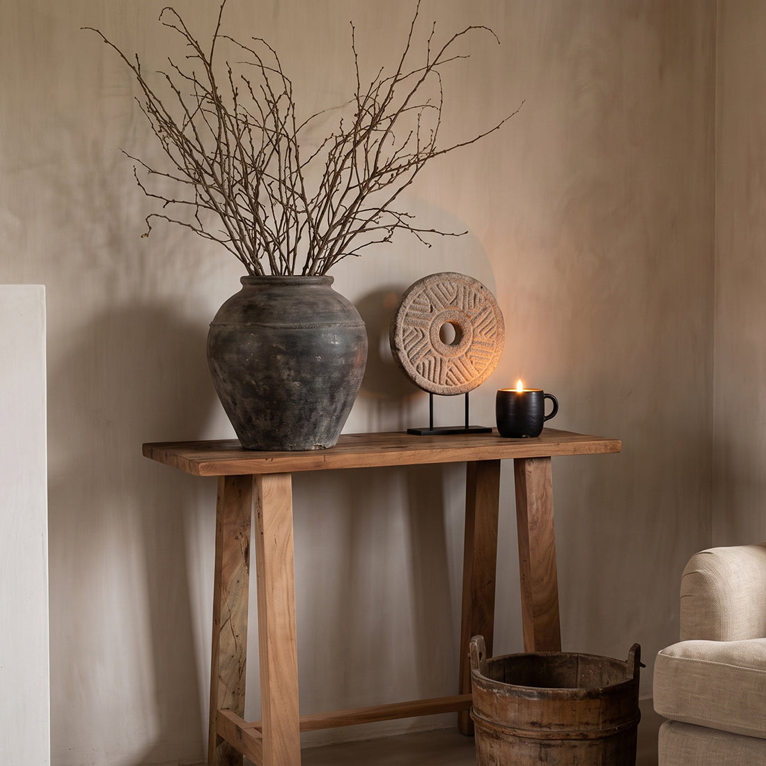 Farmwood Wandtisch/Sidetable - FSC-Recyclingholz Raw Materials