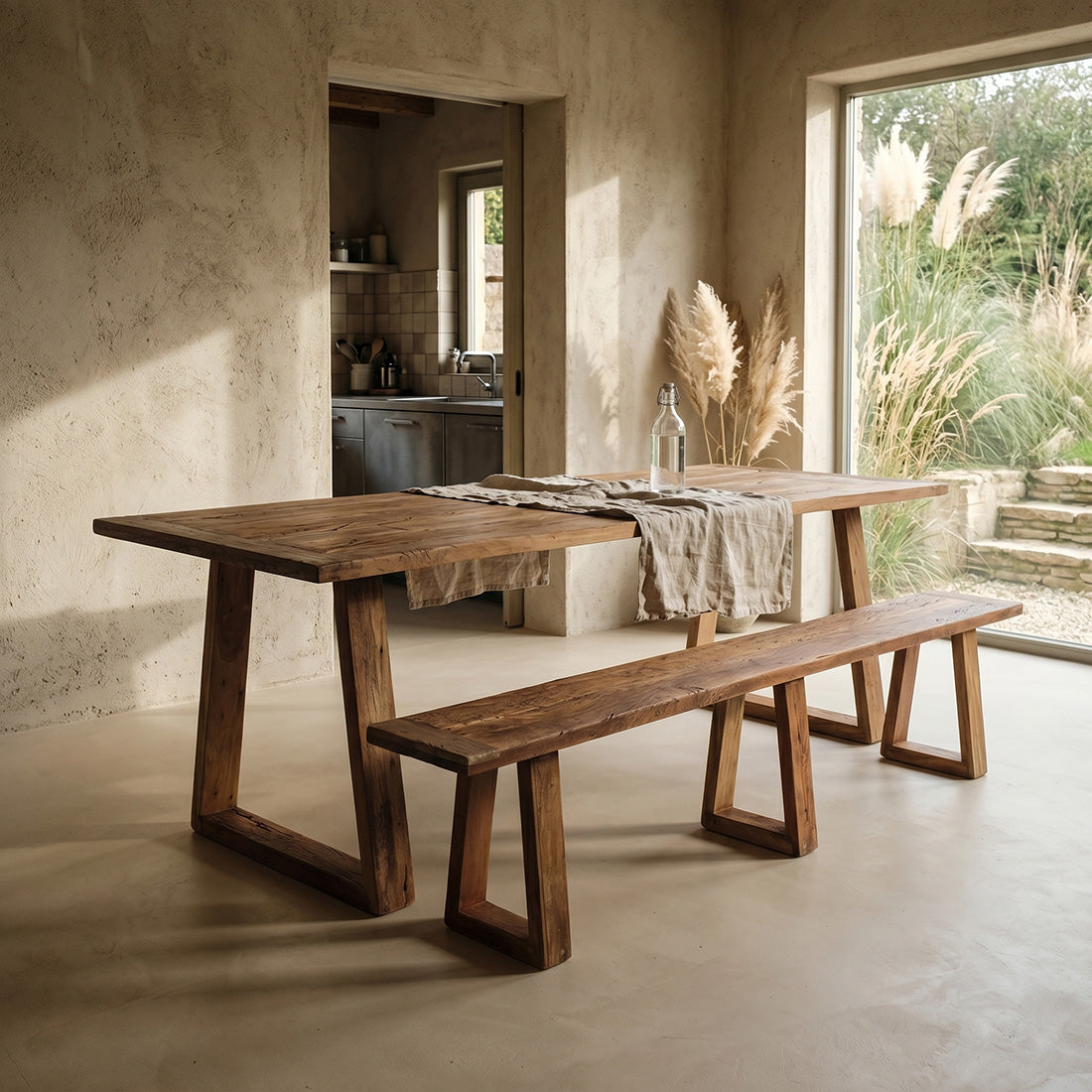 Farmwood Eettafel 180cm Raw Materials