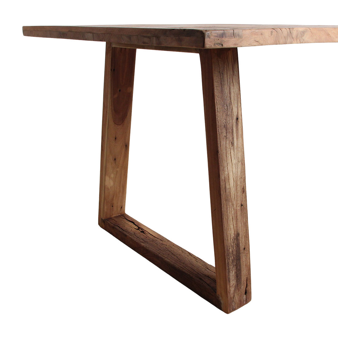 Teakhouten Eettafel Farmwood 200cm Raw Materials