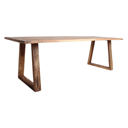 Teakhouten Eettafel Farmwood 240cm Raw Materials
