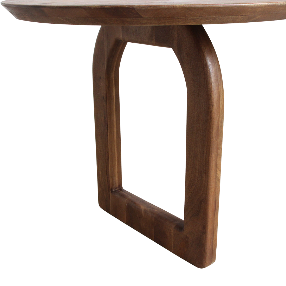 Bullnose Eettafel Mix Bruin 200cm Raw Materials