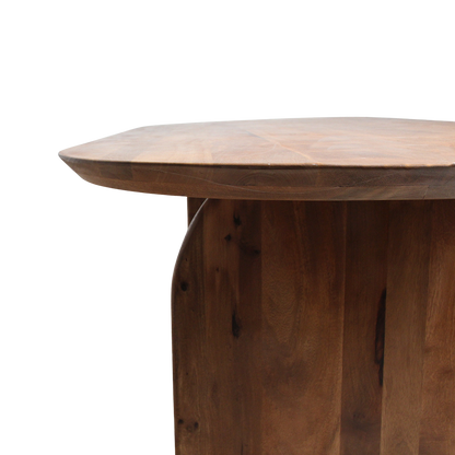 Bullnose Eettafel Gesloten Bruin 240cm Raw Materials