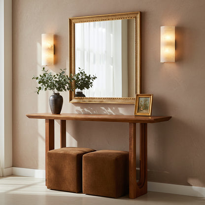 Sidetable Bullnose Chamfered Mangohout Raw Materials