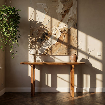 Sidetable Bullnose Chamfered Mangohout Raw Materials