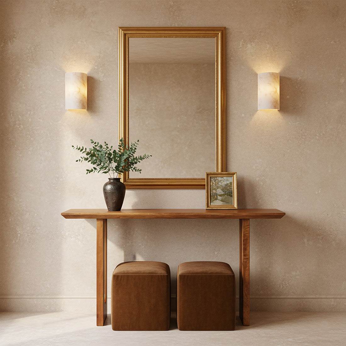 Sidetable Bullnose Chamfered Mangohout Raw Materials