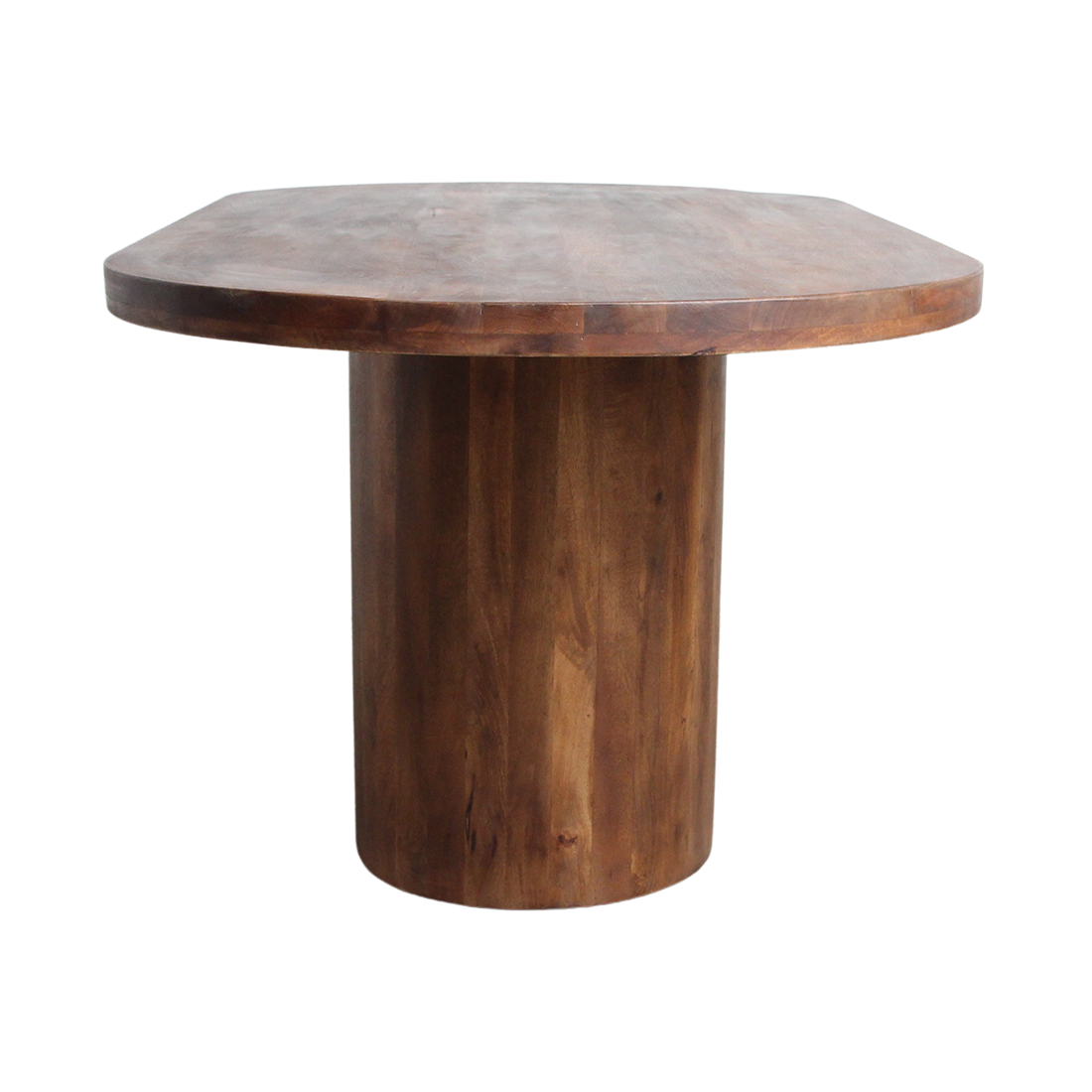 Eettafel Bullnose Oblong Ovaal Mangohout 200cm Raw Materials