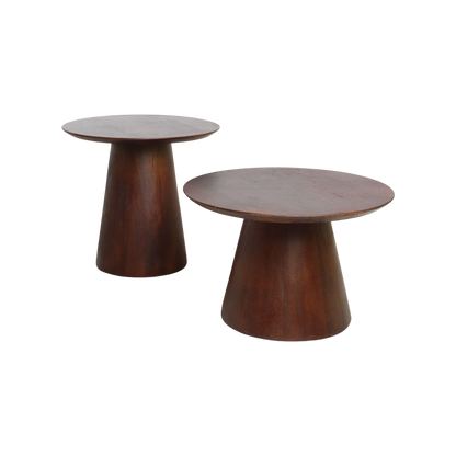 Bijzettafel Bullnose Cone 50cm Raw Materials