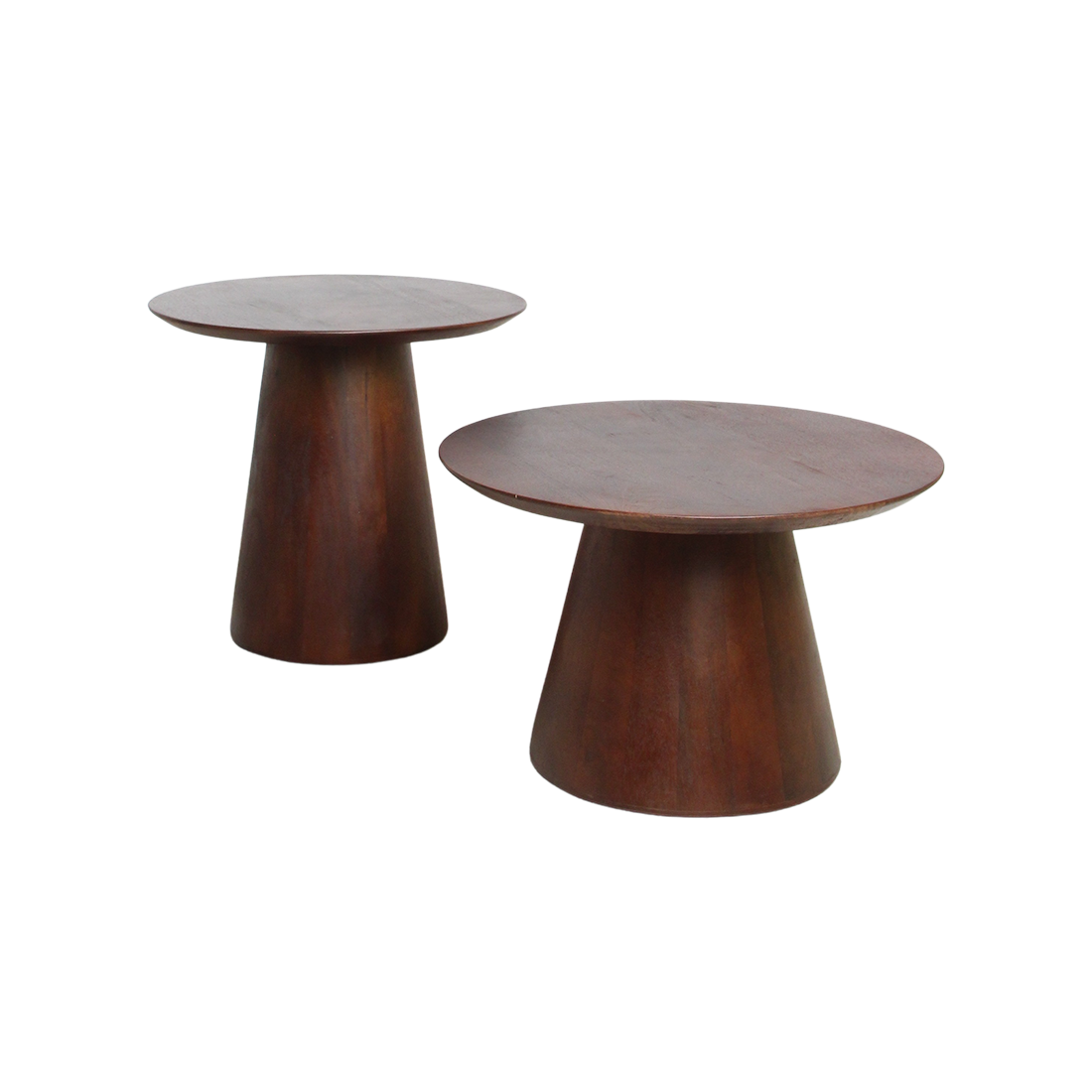 Bijzettafel Bullnose Cone 50cm Raw Materials