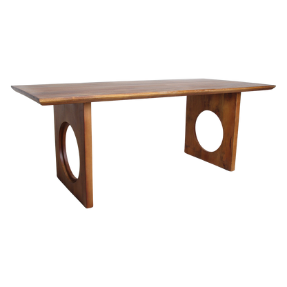 Esstisch Bullnose Abgeschrägt Loop Mangoholz 180cm Rohstoffe