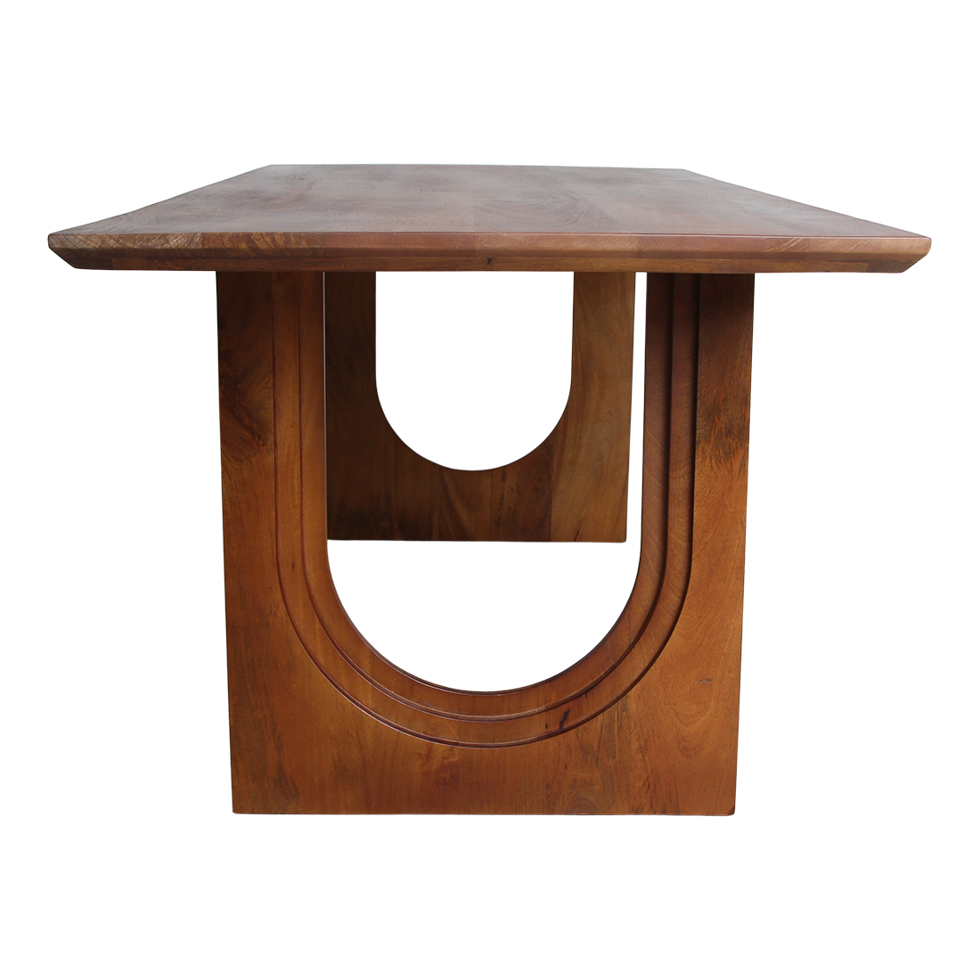 Esstisch Bullnose Abgeschrägt Bogen Mangoholz 180cm Rohstoffe