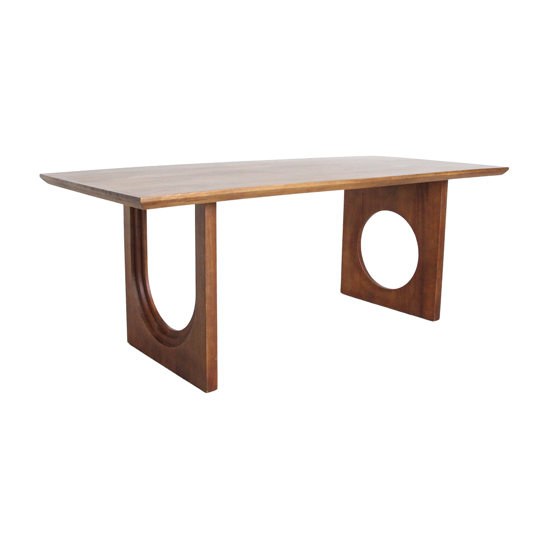 Esstisch Bullnose Abgeschrägt Mix Mangoholz 180cm Rohstoffe