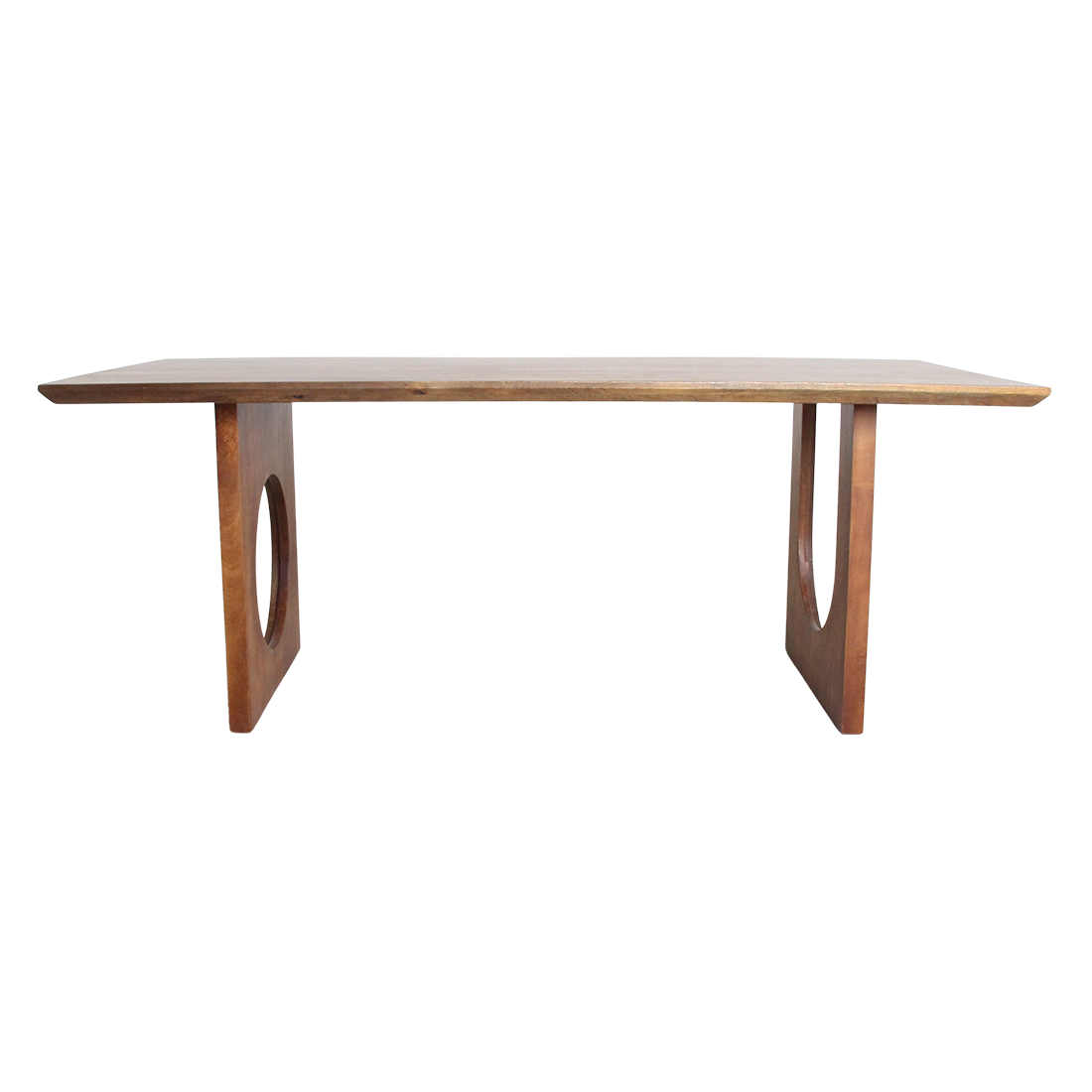 Esstisch Bullnose Abgeschrägt Mix Mangoholz 180cm Rohstoffe