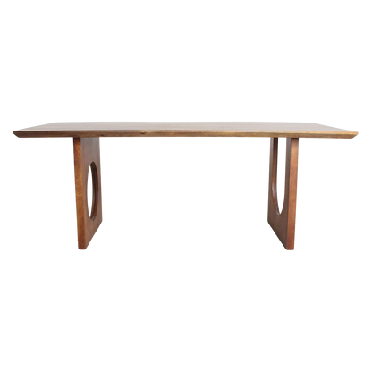 Esstisch Bullnose Abgeschrägt Mix Mangoholz 180cm Rohstoffe