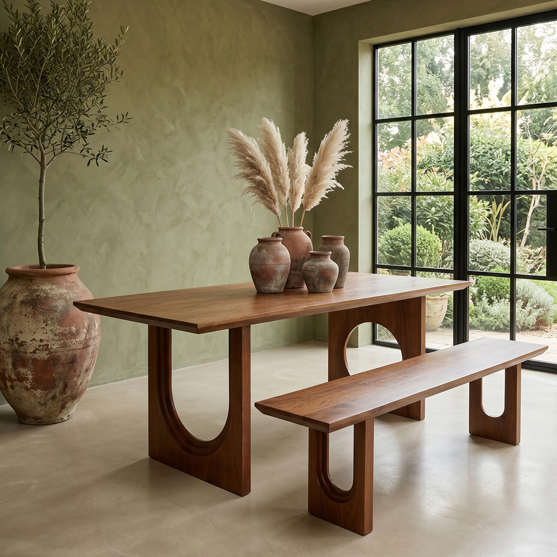 Esstisch Bullnose Abgestuft Mix Mangoholz 240cm Rohstoffe