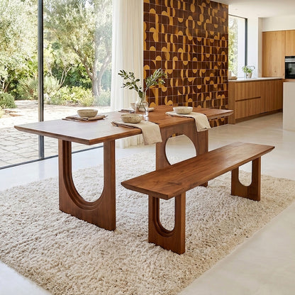 Esstisch Bullnose Abgestuft Mix Mangoholz 240cm Rohstoffe