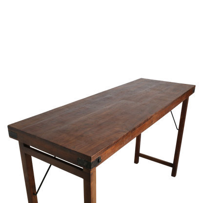 Markt Bartafel Bruin Opklapbaar Raw Materials