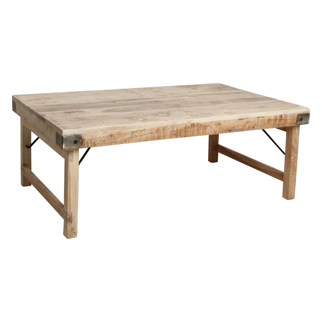 Limewash Inklapbare Salontafel Raw Materials