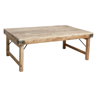 Limewash Inklapbare Salontafel Raw Materials