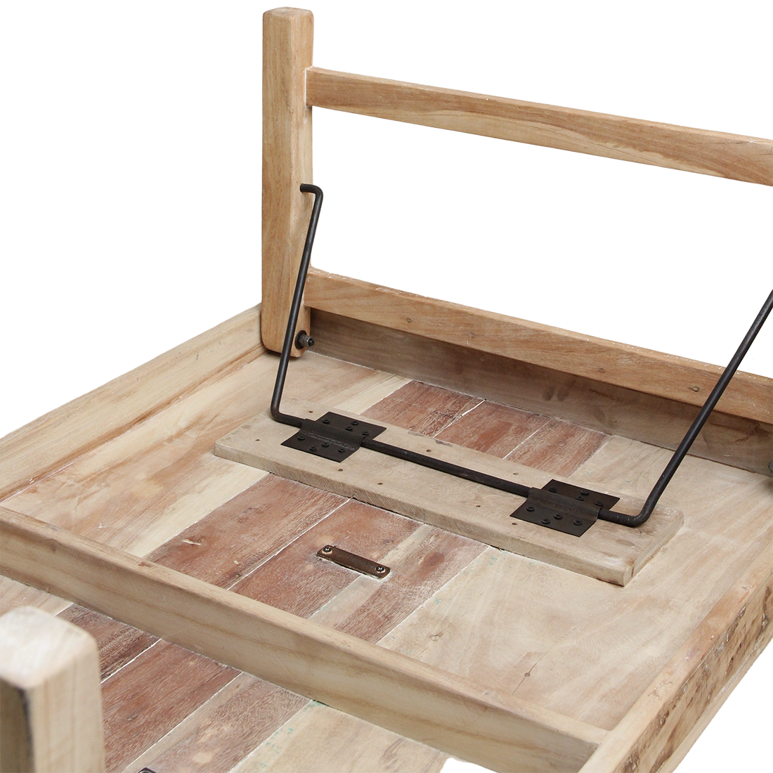Limewash Inklapbare Salontafel Raw Materials