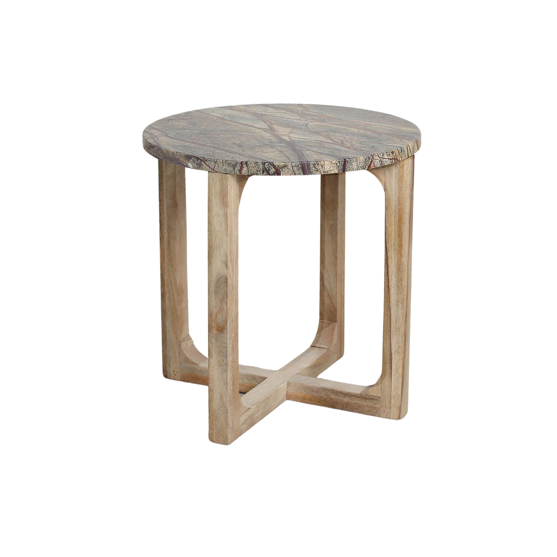Bijzettafel Bizar Marmer- 50x50x50 cm Raw Materials