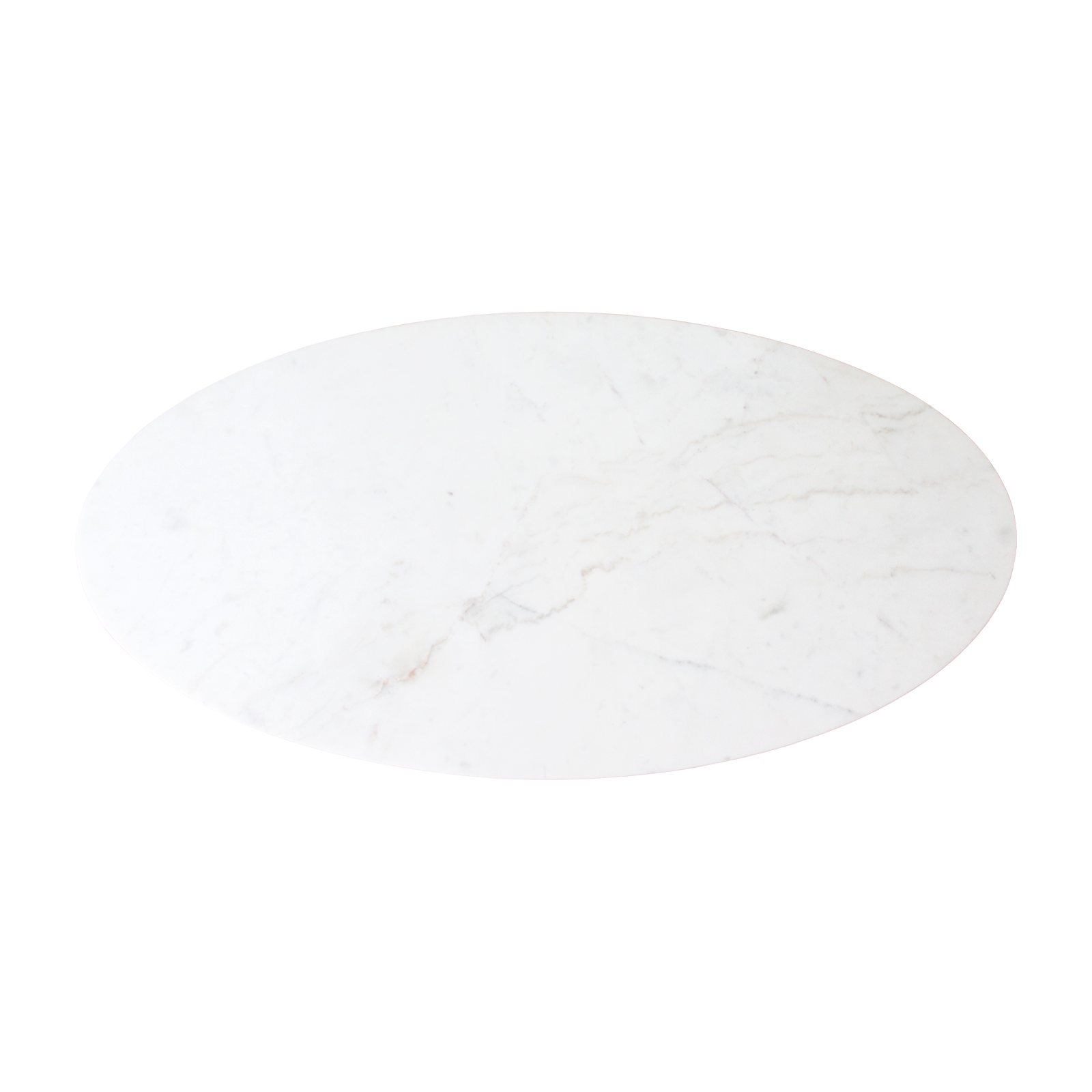 Salontafel Marmer Ovaal Wit Raw Materials