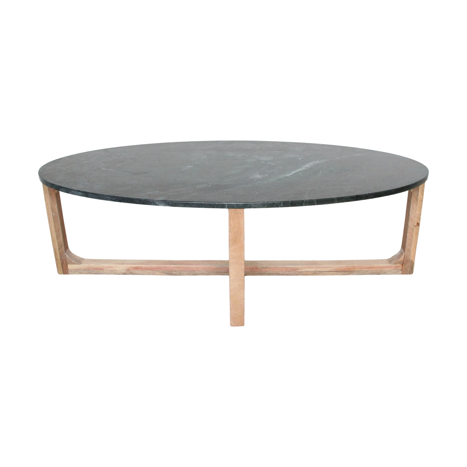 Salontafel Marmer Ovaal Groen Raw Materials
