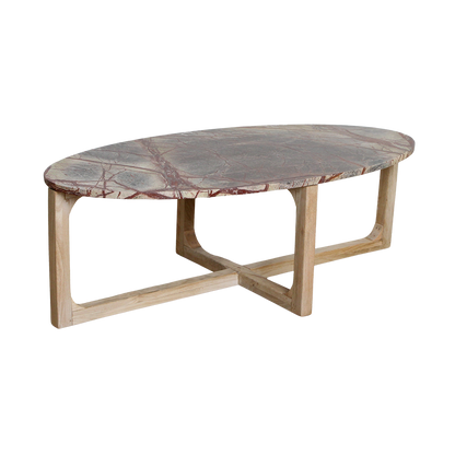 Marmeren Salontafel Ovaal Bizar Raw Materials