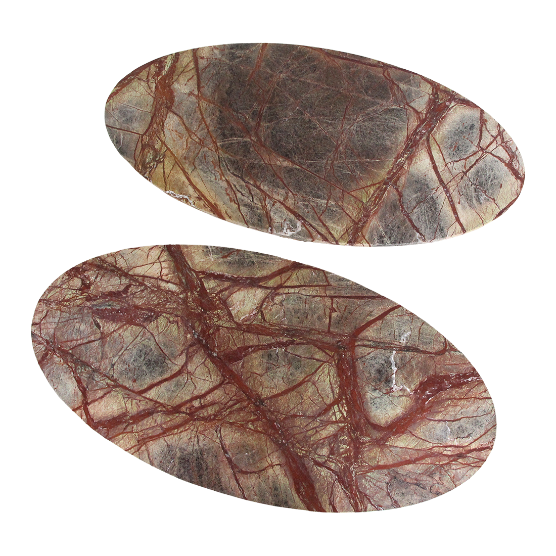 Marmeren Salontafel Ovaal Bizar Raw Materials