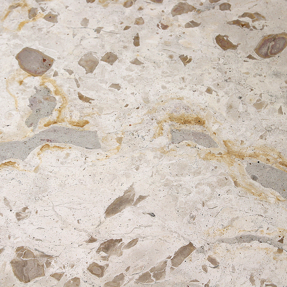 Marmeren Salontafel Ovaal Crème Raw Materials
