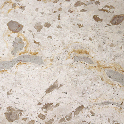 Marmeren Salontafel Ovaal Crème Raw Materials