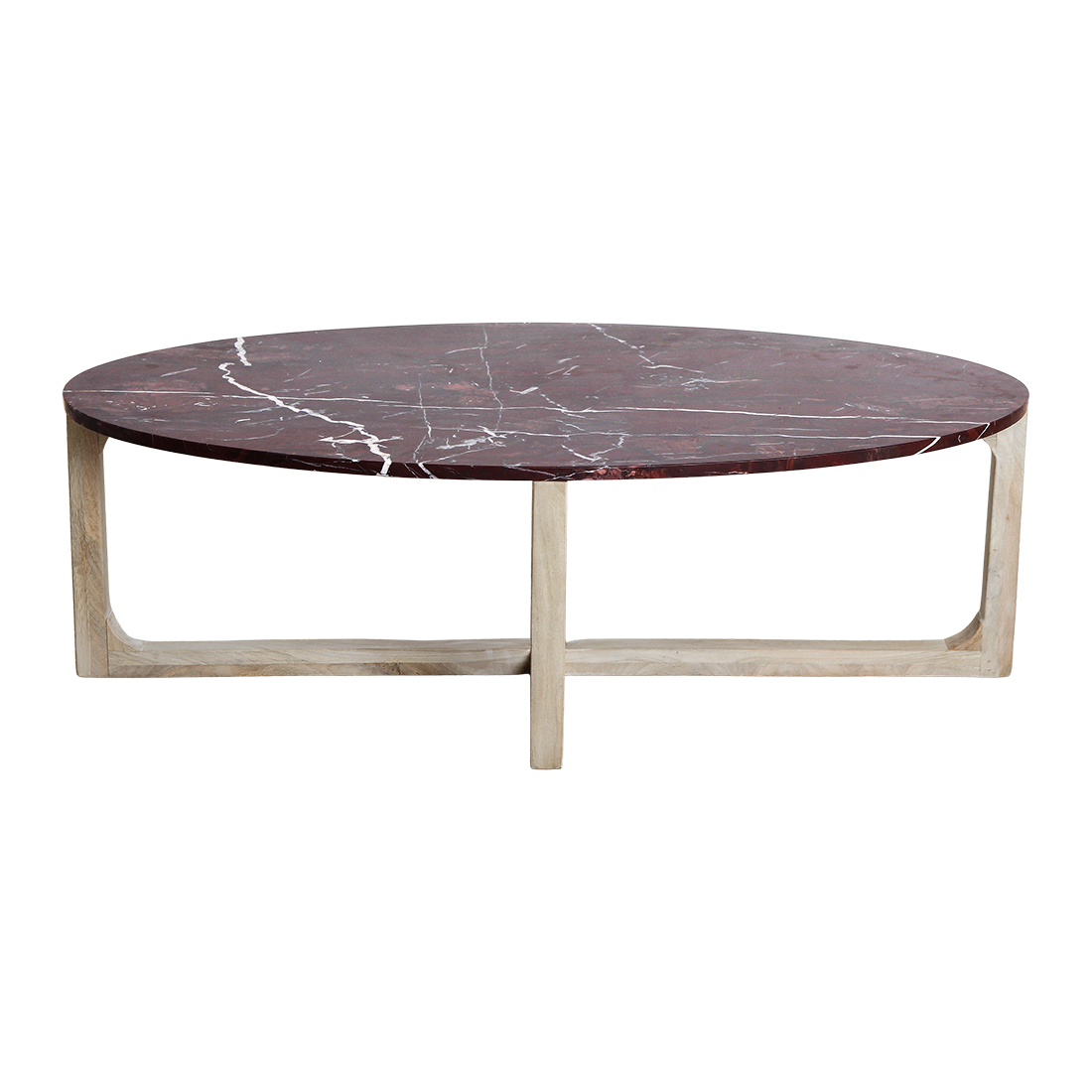 Marmeren Salontafel Ovaal ‘Cherry’ Raw Materials