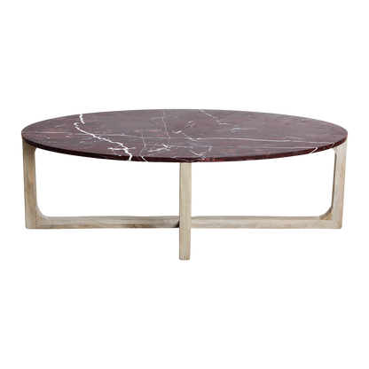 Marmeren Salontafel Ovaal ‘Cherry’ Raw Materials