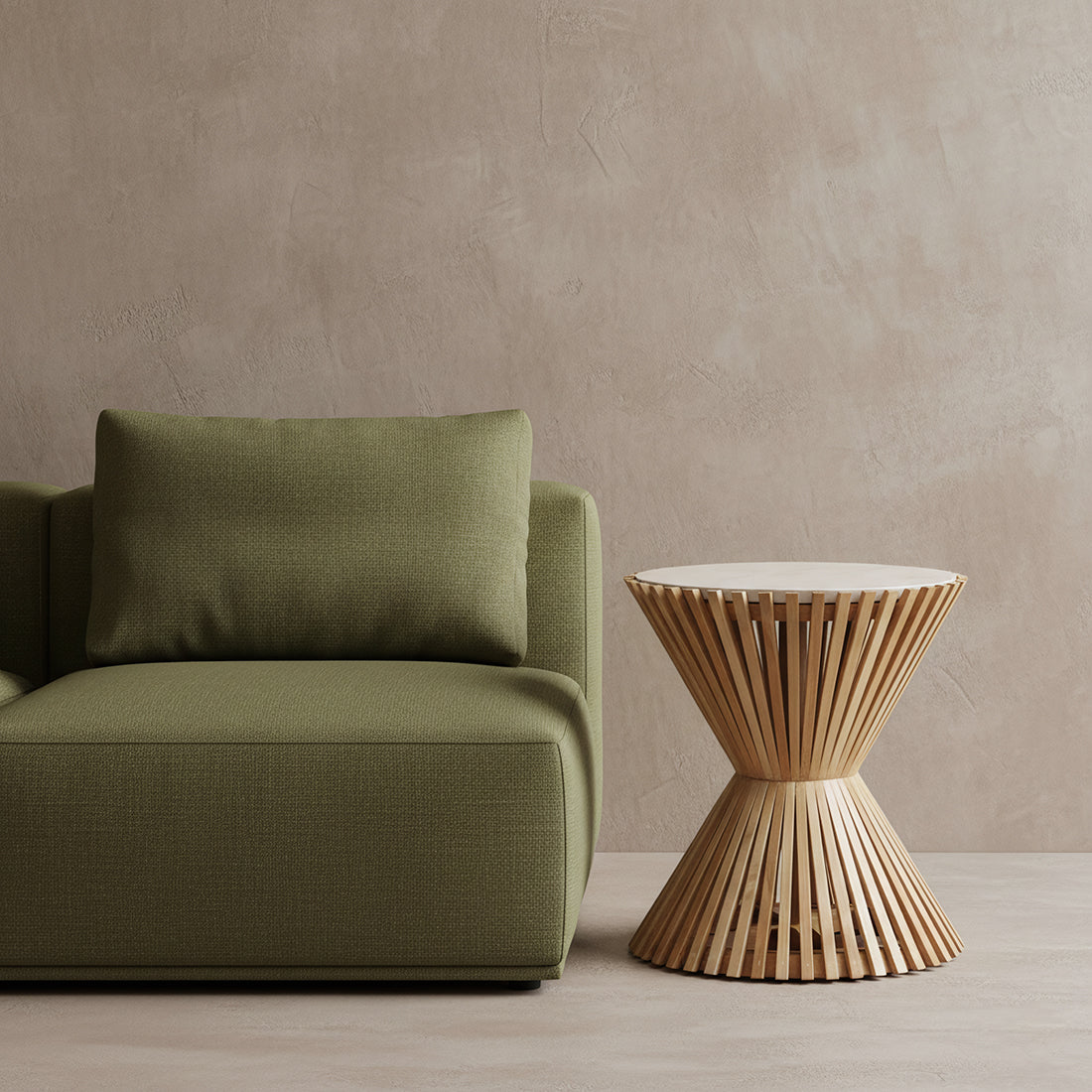 Bijzettafel Infinity Hourglass Raw Materials