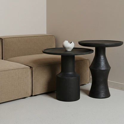 Bijzettafel Nero Midnight Raw Materials