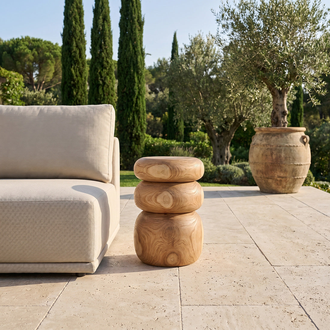 Krukje Bijzettafel Tao Raw Materials